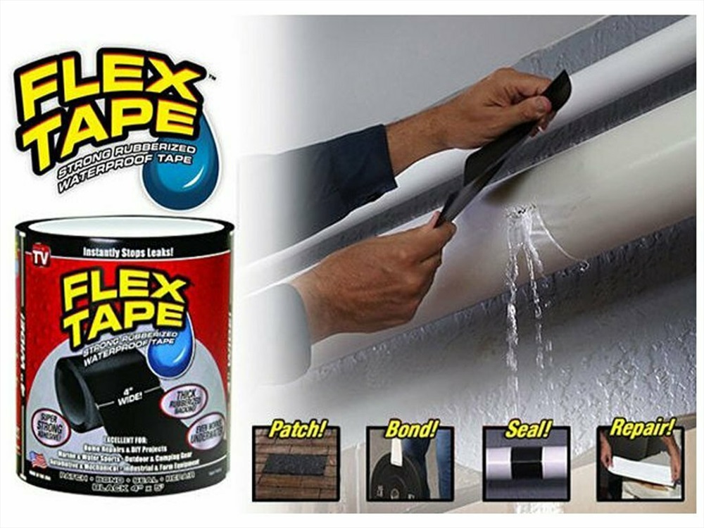 Лента клейкая Flex Tape 20*152см сверхсильная