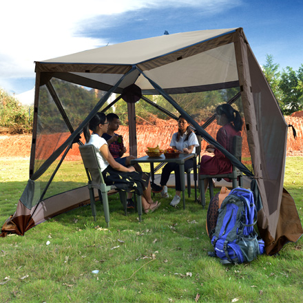 Шатер полуавтомат Widland Hub screen house 400