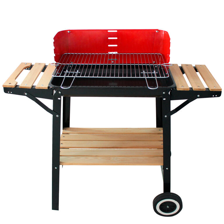 Барбекю со столешницей на колесиках