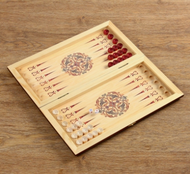 Нарды - шашки "Морские" средние 40*20*3,3