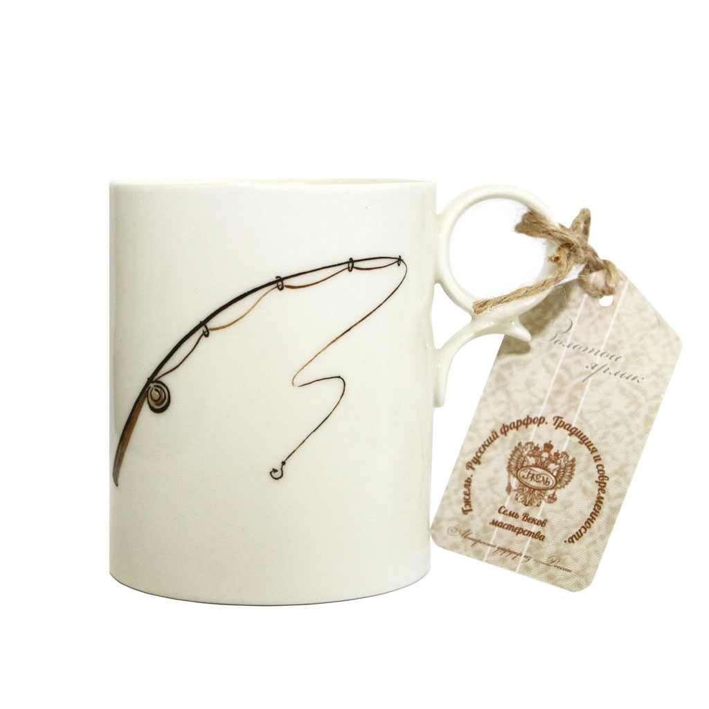 Кружка Рыбака. Судак (фарфор)