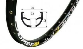 Обод 26" Jumbo double, 36 спиц 559*23мм