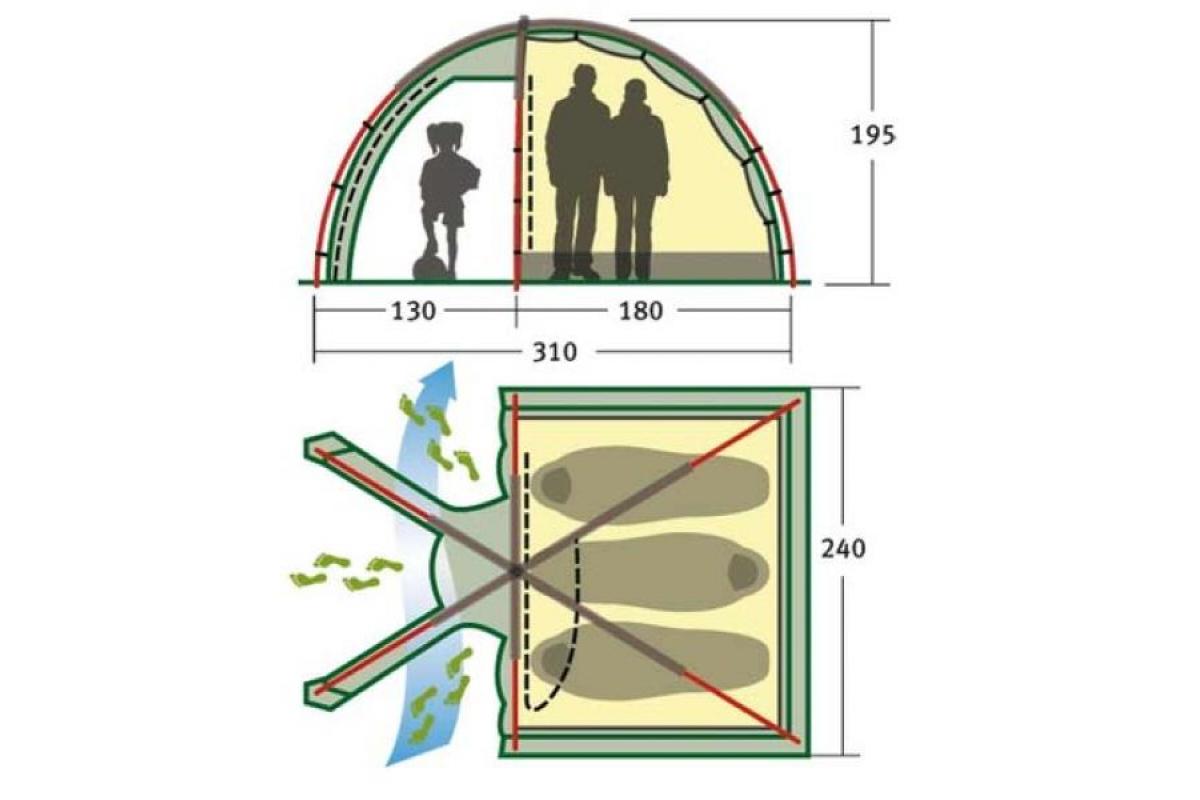 Палатка  Minnesota 3 Lux